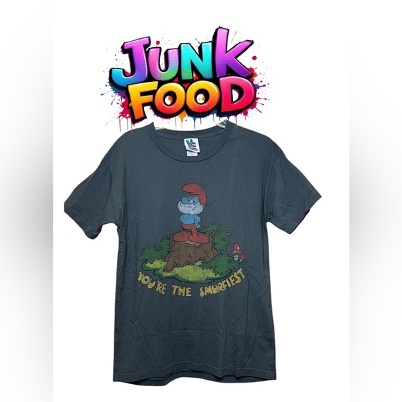👕 Junk Food Papá Smurf. Tee size L - Picture 1 of 4